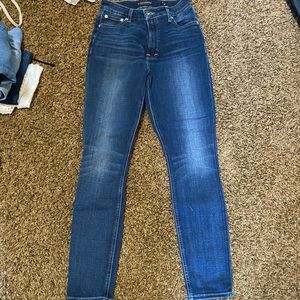 Lucky brand high waisted skinny jeans